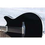 Godin Multiac Steel Doyle Dykes Signature Black HG Guitare Électro-Acoustique avec Étui