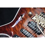 Jackson Pro Plus Series Soloist SLA3Q Amber Tiger Eye Electric Guitar w/Bag