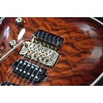 Jackson Pro Plus Series Soloist SLA3Q Amber Tiger Eye Electric Guitar w/Bag