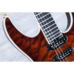 Jackson Pro Plus Series Soloist SLA3Q Amber Tiger Eye Electric Guitar w/Bag