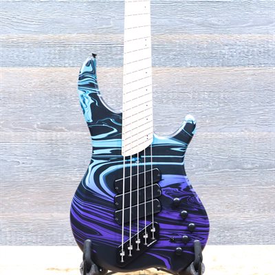 Dingwall Adam "Nolly" Getgood NG3 5 Cordes Matte Purple-Blue Fade Swirl Édition Limitée