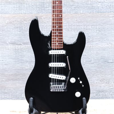 Godin Progression Black High Gloss avec Micros Fender Guitare Électrique avec Étui