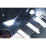 Godin Progression Black High Gloss avec Micros Fender Guitare Électrique avec Étui