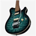 Sterling by Music Man Axis AX50 Quilted Maple - Yucatan Blue