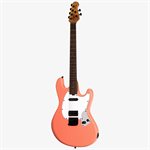 Sterling by Music Man Fluff Artist Series StingRay - Rula Thumb Red