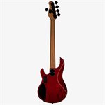 Sterling by Music Man StingRay 5 HH RAY35HH Spalted Maple - Blood Orange Burst