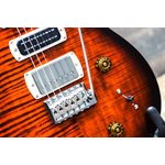 PRS SE Studio Figured Maple Top Orange Tiger Smokeburst Guitare Électrique avec Étui