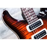 PRS SE Studio Figured Maple Top Orange Tiger Smokeburst Guitare Électrique avec Étui