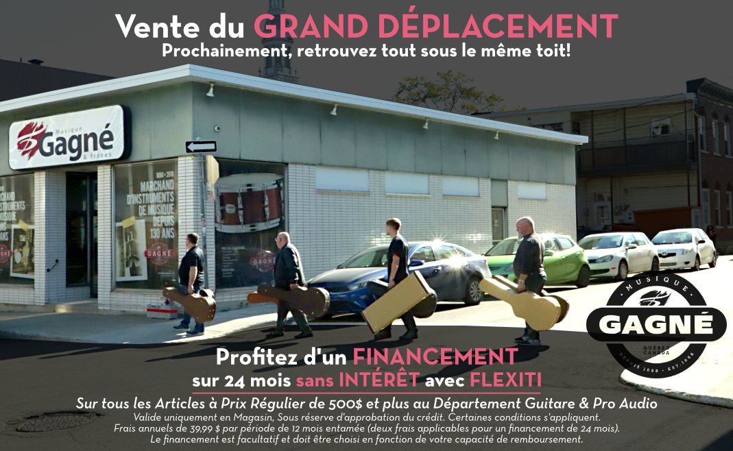 Vente du GRAND DÉPLACEMENT